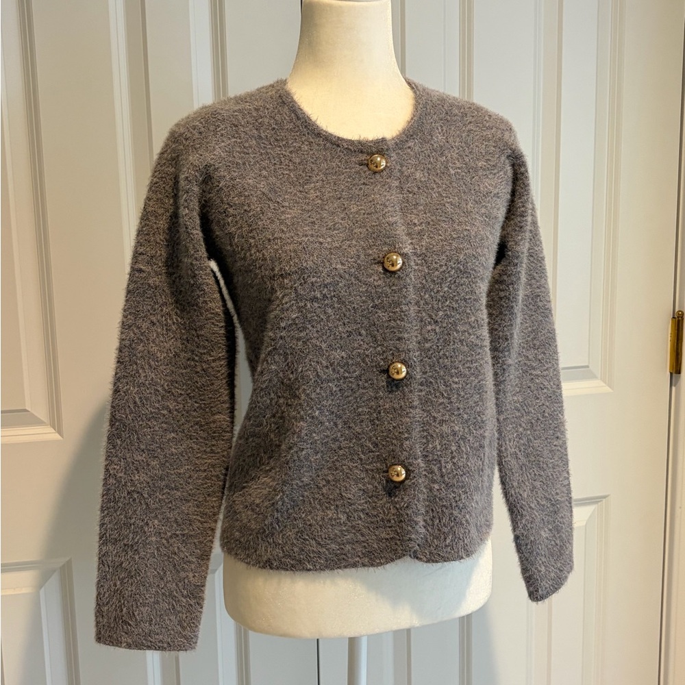 Tahari Sweater Gray Size XS